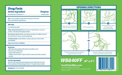 Page 2 (Biodegradable Sanitizing Wipes Label Page 2)